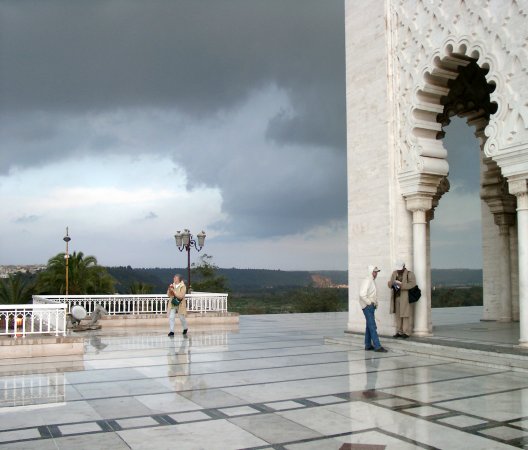 am Mausoleum Mohammed V.